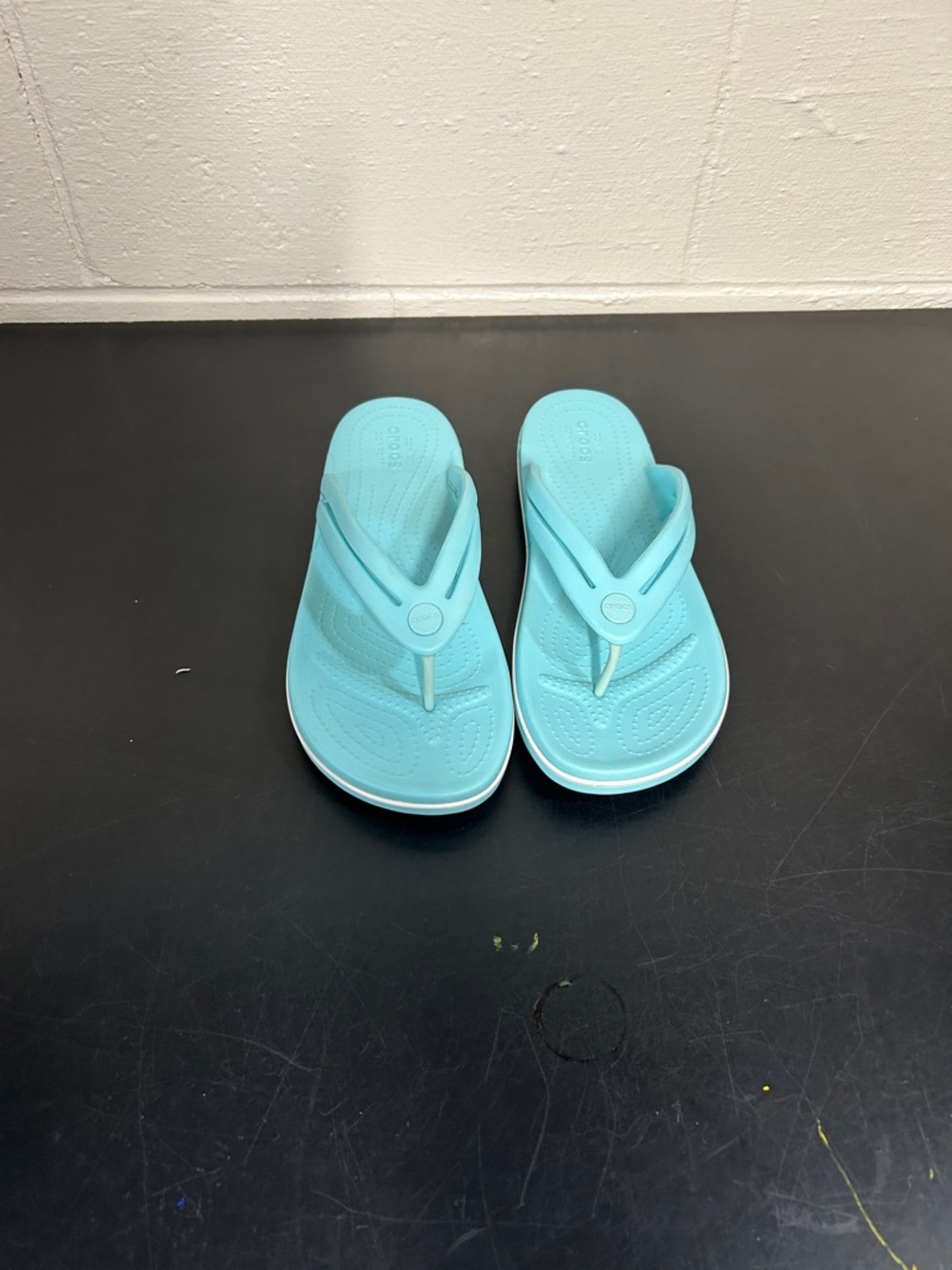 CROCS Light Aqua Iconic Comfort Flip